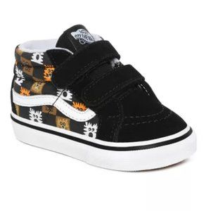 Vans Toddler Animal Checkerboard Sk8-Mid Reissue Shoe Size 4.5T NWOB